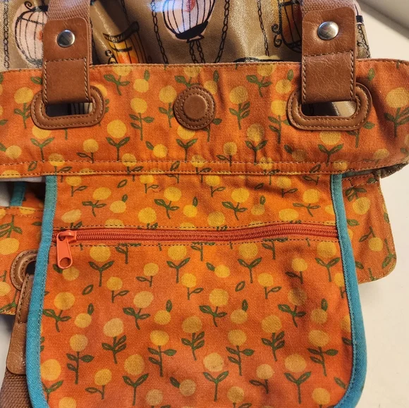 Fossil Vintage Birdcage Key-per Keyper Coated Canvas - Picture 10 of 13